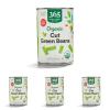365 by Whole Foods Market, Organic Cut Green Beans, No Salt Added, 14.5 Ounce(14.5 Ounce (Pack of 4))