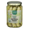 365 by Whole Foods Market, Organic Kosher Dill Pickle Spears, 24 Fl Oz(24 Fl Oz (Pack of 1))