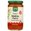 365 by Whole Foods Market, Organic Madras Curry Sauce, 12 Ounce(Madras Curry)