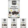 365 by Whole Foods Market, Ripe Medium Pitted Olives, 6 Ounce(6 Ounce (Pack of 4))