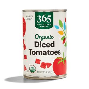365 By Whole Foods Market, Organic Diced Tomatoes, 14.5 Ounce(14.5 Ounce (Pack of 1))