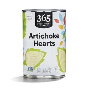 365 by Whole Foods Market, Artichoke Hearts, 14.1 Ounce(14.1 Ounce (Pack of 1))