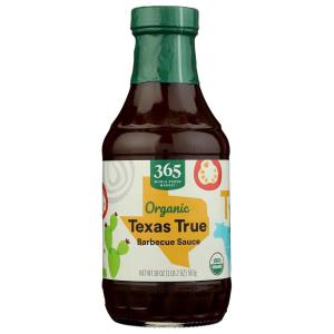 365 by Whole Foods Market, BBQ Sauce Kansas City Organic, 18 Ounce(Texas True®)
