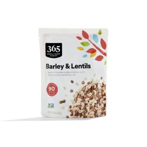 365 by Whole Foods Market, Barley & Green Lentils, Ready-to-Heat, 8.8 Ounce(8.8 Ounce (Pack of 1))