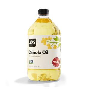 365 by Whole Foods Market, Canola Oil, 32 oz(101.4 Fl Oz (Pack of 1))