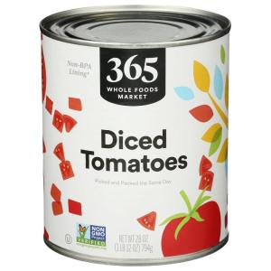 365 by Whole Foods Market, Diced Tomatoes, 28 Ounce(1.75 Pound (Pack of 1))