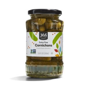 365 by Whole Foods Market, Extra Fine Cornichons, 11.6 oz(11.6 Fl Oz (Pack of 1))