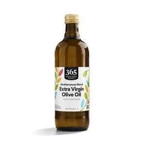 365 by Whole Foods Market, Extra Virgin Mediterranean Olive Oil, 33.8 Fl Oz(Mediterranean Blend)
