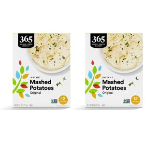 365 by Whole Foods Market, Instant Mashed Potatoes Original, 8 oz(8 Ounce (Pack of 2))