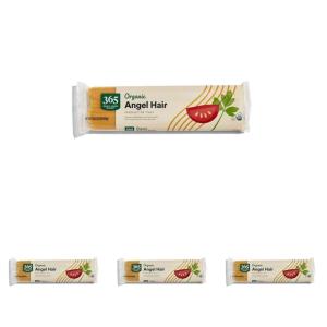 365 by Whole Foods Market, Organic Angel Hair Pasta, 16 Ounce(16 Ounce (Pack of 4))