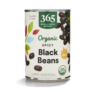 365 by Whole Foods Market, Organic Black Beans, 16 Ounce(15 Ounce (Pack of 1))