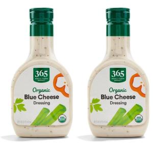 365 by Whole Foods Market, Organic Blue Cheese Dressing, 16 oz(16 Fl Oz (Pack of 2))