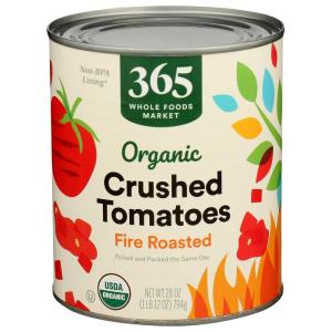365 by Whole Foods Market, Organic Crushed Tomatoes, Fire Roasted, 28 Ounce(1.75 Pound (Pack of 1))