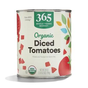 365 by Whole Foods Market, Organic Diced Tomatoes, 28 Ounce(organic diced tomato)