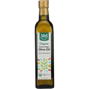 365 by Whole Foods Market, Organic Extra Virgin Mediterranean Olive Oil, 33.8 Fl Oz(16.9 Fl Oz (Pack of 1))