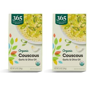 365 by Whole Foods Market, Organic Garlic And Olive Oil Couscous, 5.8 Ounce(5.8 Ounce (Pack of 2))