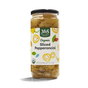 365 by Whole Foods Market, Organic Golden Pepperoncini, Sliced, 15.5 Ounce(15.5 Ounce (Pack of 1))