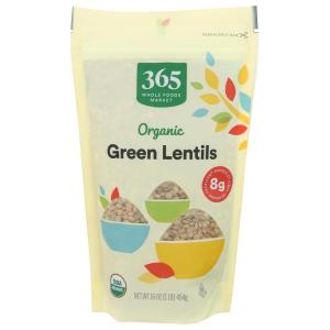 365 by Whole Foods Market, Organic Green Lentils, 16 Ounce(16 Ounce (Pack of 1))