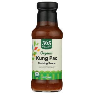 365 by Whole Foods Market, Organic Kung Pao Cooking Sauce, 9 Fl Oz(9 Fl Oz (Pack of 1))
