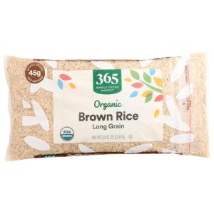365 by Whole Foods Market, Organic Long Grain Brown Rice, 32 Ounce(2 Pound (Pack of 1))