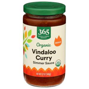 365 by Whole Foods Market, Organic Madras Curry Sauce, 12 Ounce(Simmer Sauce)