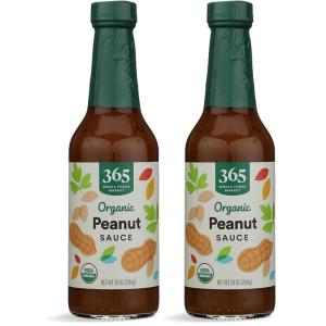 365 by Whole Foods Market, Organic Peanut Sauce, 10 Ounce(10 Ounce (Pack of 2))