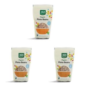 365 by Whole Foods Market, Organic Pinto Beans, 16 Ounce(16 Ounce (Pack of 3))