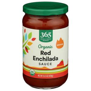 365 by Whole Foods Market, Organic Red Enchilada Sauce, 15.5 Ounce(organic enchilada)