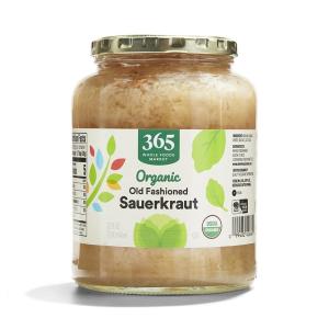 365 by Whole Foods Market, Organic Sauerkraut, 32 oz(32 Fl Oz (Pack of 1))