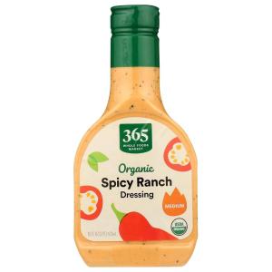 365 by Whole Foods Market, Organic Spicy Ranch Dressing, 16 oz(16 Fl Oz (Pack of 1))