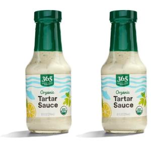 365 by Whole Foods Market, Organic Tartar Sauce, 10 Fl Oz(10 Fl Oz (Pack of 2))