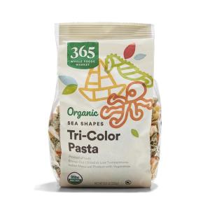 365 by Whole Foods Market, Organic Tri-Color Pasta, Sea Shapes, 8.8 Ounce(8.8 Ounce (Pack of 1))