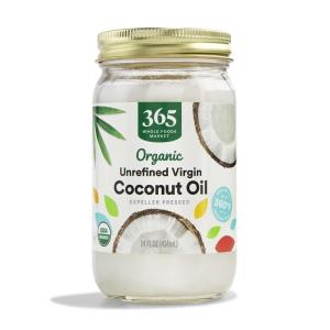 365 by Whole Foods Market, Organic Unrefined Coconut Oil Virgin, 14 Fl Oz(Unrefined Virgin Coconut Oil)