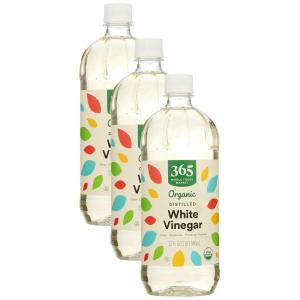 365 by Whole Foods Market, Organic White Distilled Vinegar, 32 Fl Oz(32 Fl Oz (Pack of 3))