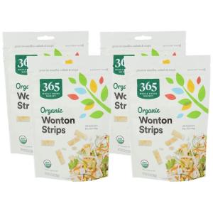 365 by Whole Foods Market, Organic Wonton Strips, 3.5 Ounce(3.5 Ounce (Pack of 4))