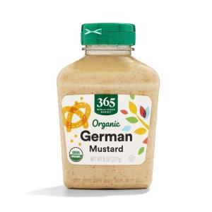 365 by Whole Foods Market, Organic Yellow Mustard, 14 Ounce(German Mustard)