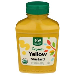 365 by Whole Foods Market, Organic Yellow Mustard, 14 Ounce(Mustard)