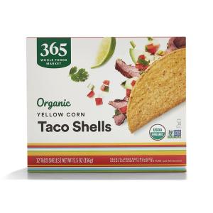365 by Whole Foods Market, Organic Yellow Taco Shells, 5.5 Ounce(5.5 Ounce (Pack of 1))