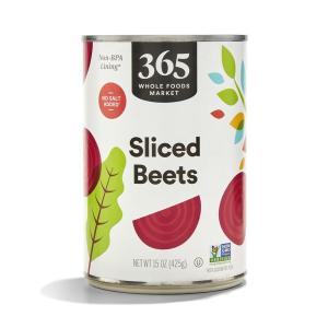 365 by Whole Foods Market, Sliced Beets, No Salt Added, 15 Ounce