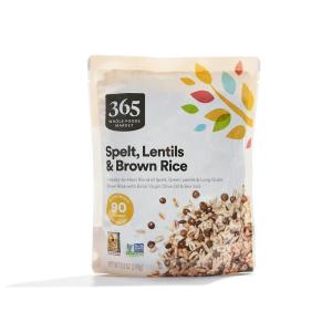 365 by Whole Foods Market, Spelt Green Lentils & Brown Rice, 8.8 Ounce(8.8 Ounce (Pack of 1))