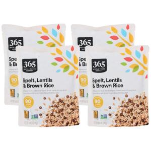 365 by Whole Foods Market, Spelt Green Lentils & Brown Rice, 8.8 Ounce(8.8 Ounce (Pack of 4))