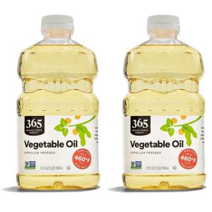 365 by Whole Foods Market, Vegetable Oil, 32 Fl Oz(32 Fl Oz (Pack of 2))