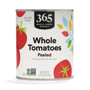 365 by Whole Foods Market, Whole Tomatoes Peeled, 28 Ounce(1.75 Pound (Pack of 1))
