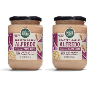 Whole Foods Market, Alfredo Pasta Sauce, 14.5 Ounce(14.5 Ounce (Pack of 2))