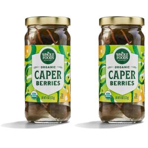 Whole Foods Market, Organic Caper Berries, 4 Ounce(4 Ounce (Pack of 2))