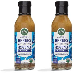 Whole Foods Market, Organic Herbes De Provence Vinaigrette, 12 fl oz(12 Fl Oz (Pack of 2))