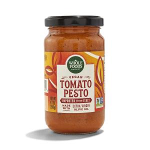 Whole Foods Market, Vegan Tomato Pesto, 6.7 Ounce(6.7 Ounce (Pack of 1))