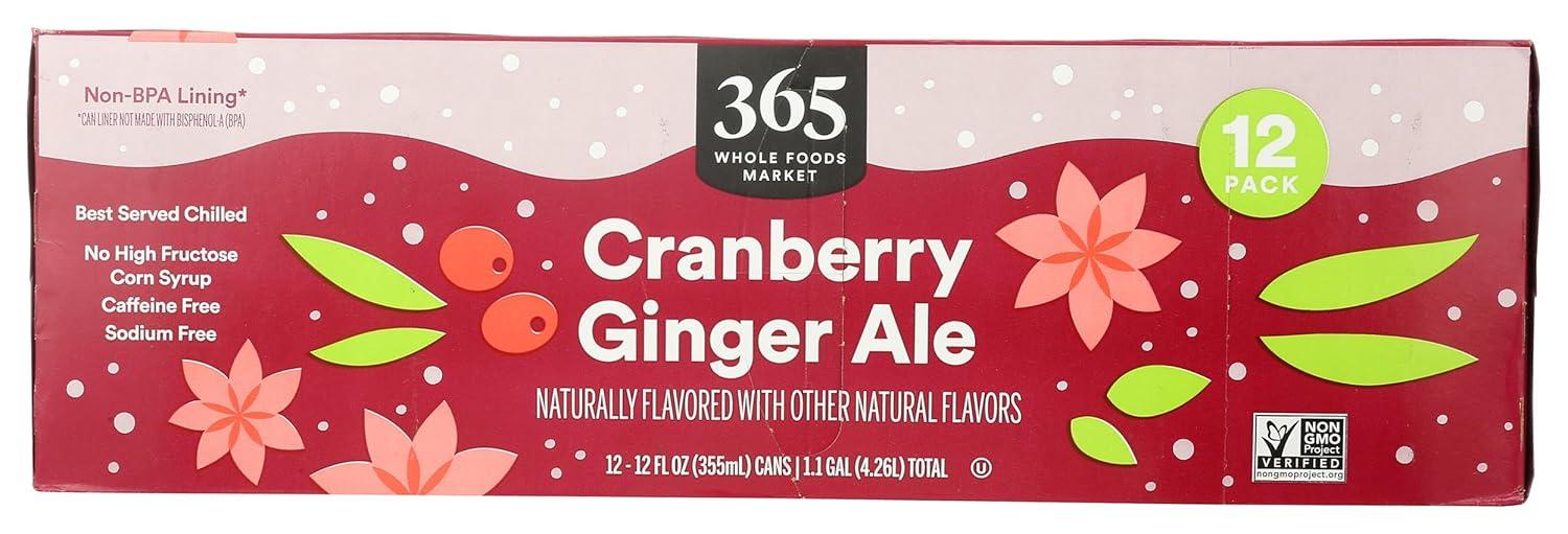 image:image365 by Whole Foods Market Cranberry Ginger Ale 12 Pack 12 Fl OzCranberry