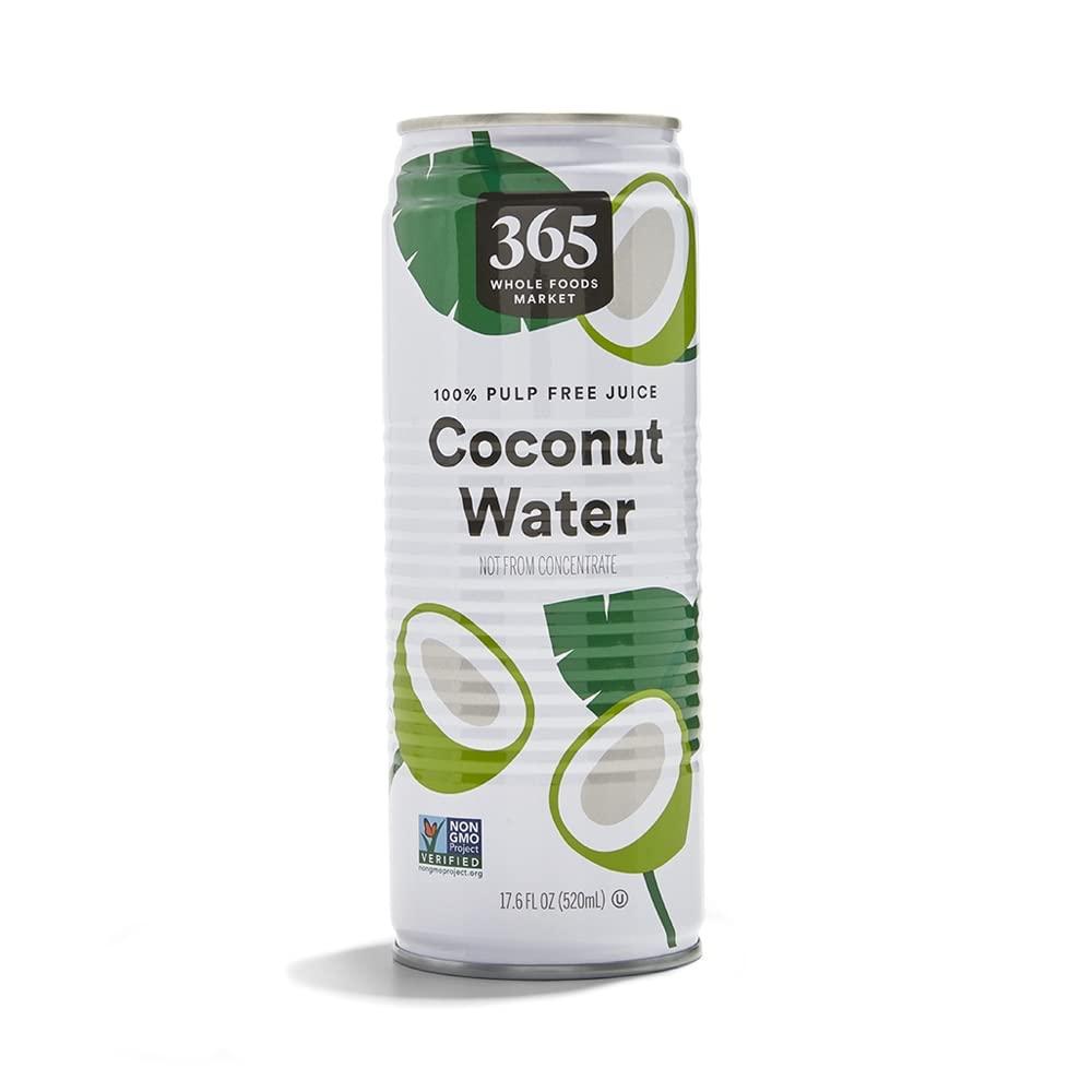 image:image365 by Whole Foods Market Organic Coconut Water 100 PulpFree Juice 169 Fl Oz per Carton Pack of 4Coconut Water
