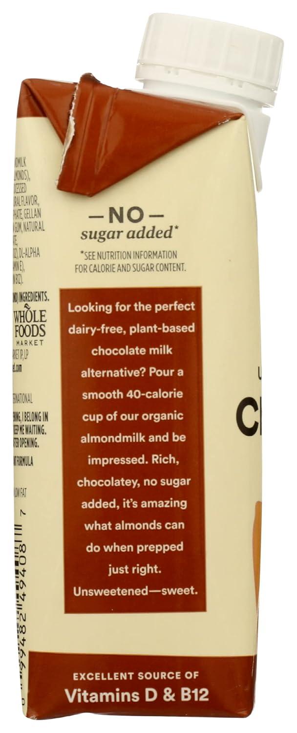 image:image365 by Whole Foods Market Organic Unsweetened Vanilla Almond Milk 32 Fl OzUnsweetened Chocolate